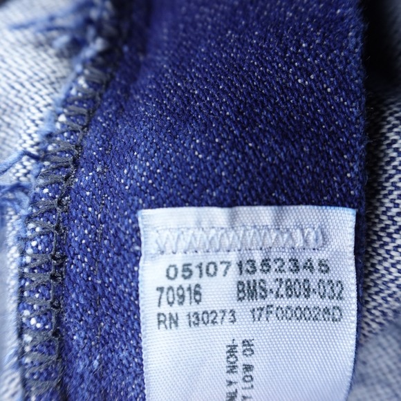 VTG Wrangler Jeans Mens 42X34 Dark Blue Denim Western Cowboy Cut Rodeo 13MWZ 90s - Picture 9 of 11